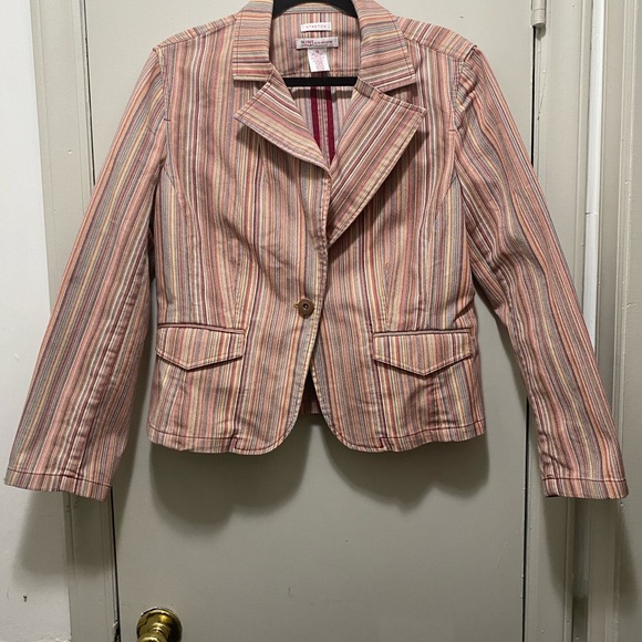 Nine & Co. Jackets & Blazers - Nine & Co. Multicolor Striped Blazer